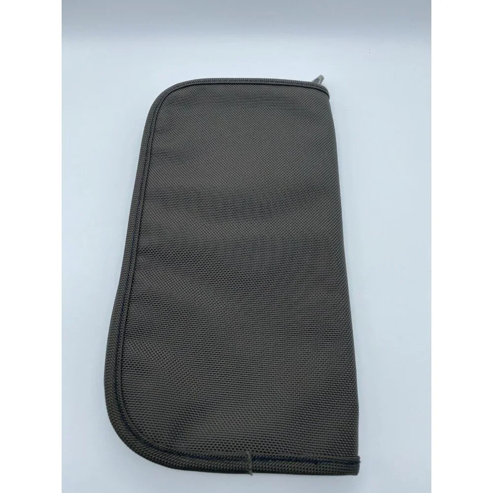 JanSport Brown Travel Organizer Passport Document Holder Zip Case